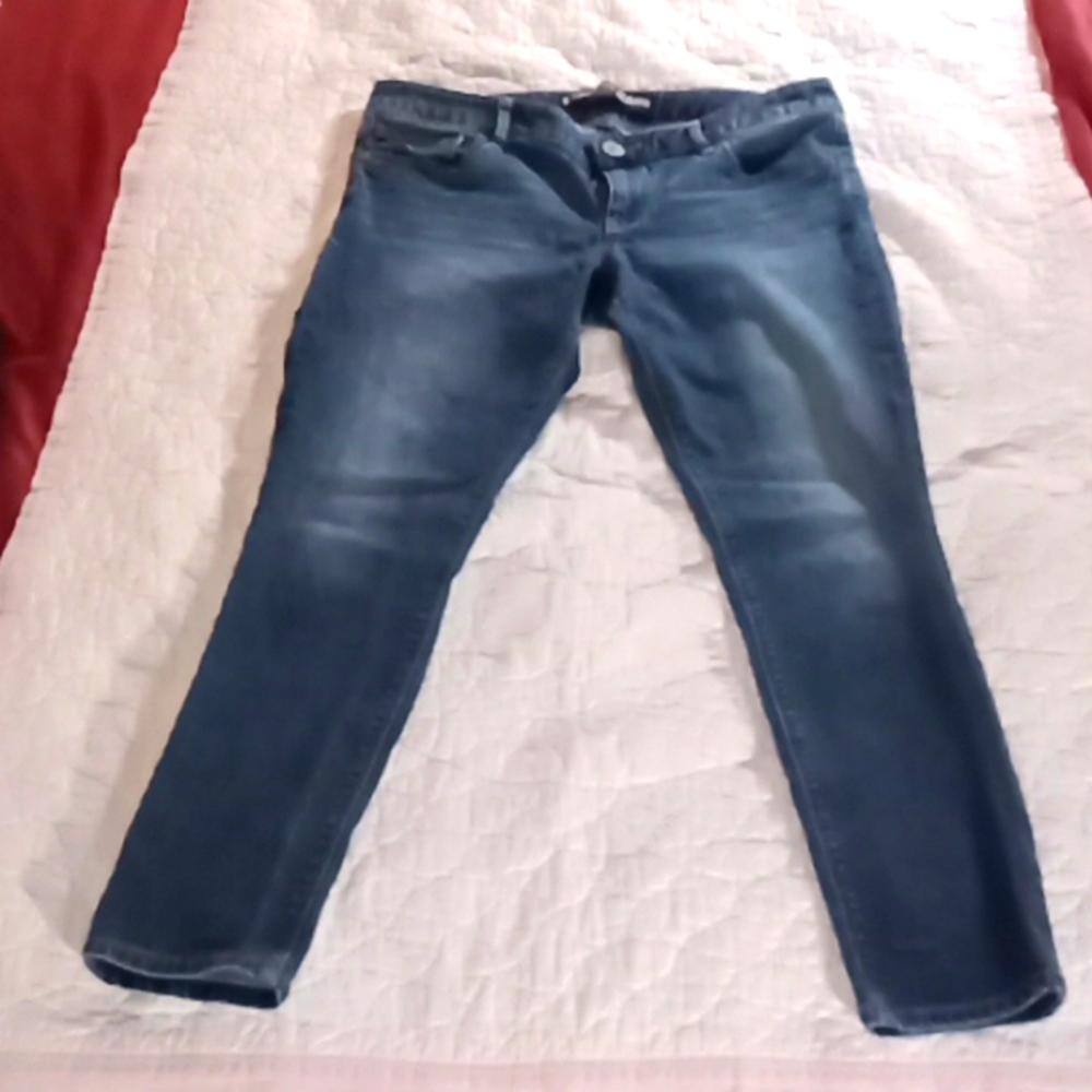 Express Jeans Size 12S Leggings Low Rise Blue Jeans
